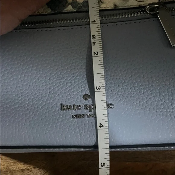 Kate Spade Leila blue and snakeskin wristlet, NWT - Picture 13 of 13